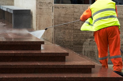 Pressure washing by Cleanrite Commercial Cleaning Inc.